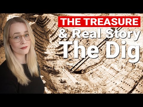 Sutton Hoo Treasure, Ship Burial & Mounds. Real Story Behind The Movie The Dig. Suffolk, England.