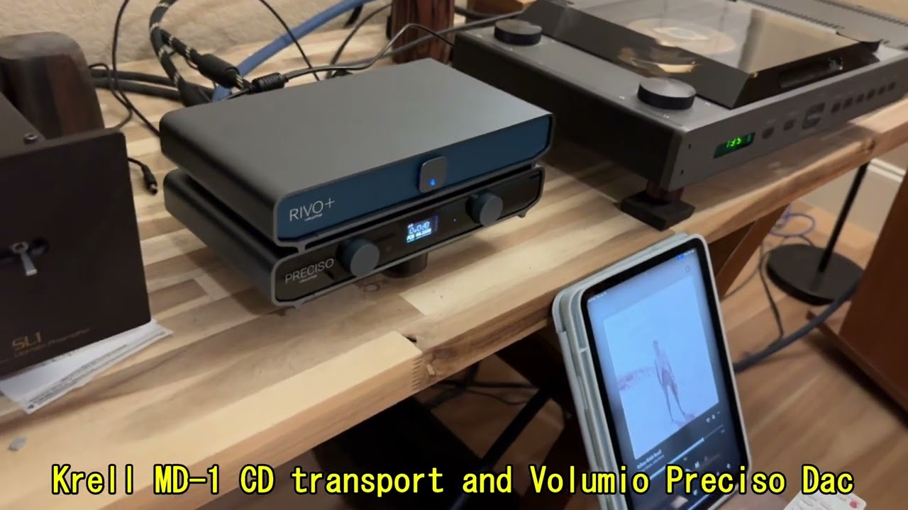 Shootout: New Volumio Rivo+, Preciso Dac with Lineo5 psu vs 32 yrs old Krell MD 1 with Preciso Dac