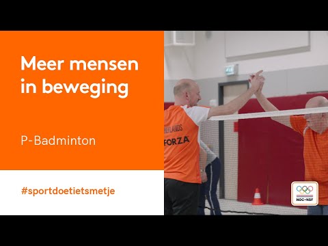 Meer mensen in beweging | P-Badminton