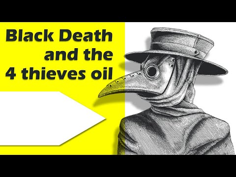 Black Death and the legend of the 4 thieves oil. #4thievesoil #blackdeath #blackplague