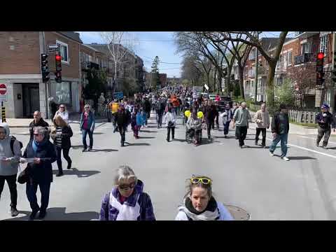 Manifestation Montréal 01/05/21