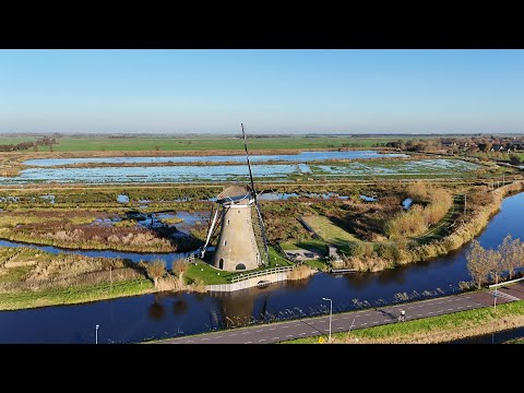 Schoonhoven en langs de Vlist / Nederland vanuit de lucht 
