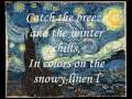 Don McLean - Vincent ( Starry, Starry Night) With Lyrics