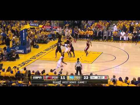 KLAY THOMPSON VS Portland Trail Blazers GAME 1 FULL HIGHLIGHT
