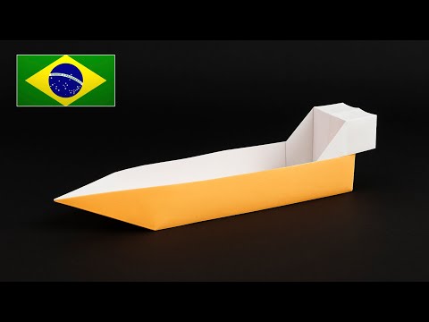 Como fazer um Barco de Papel incrível | Fácil e que flutua muito bem