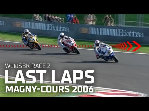 Sensationeller Kampf: Bayliss gegen Corser gegen Toseland in Magny-Cours 2006 | #FRAWorldSBK