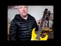 David Young with his Bailey Special Guitar -  AAAAA Quilt Cap - None more Yellow!