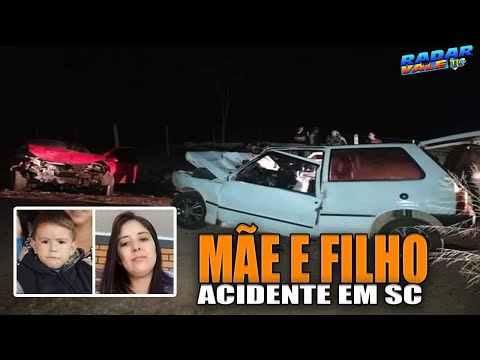 (( TRAGÉDIA EM FAMÍLIA )) Mãe e filho de 2 anos MORREM em acidente no interior de Caiçara RS