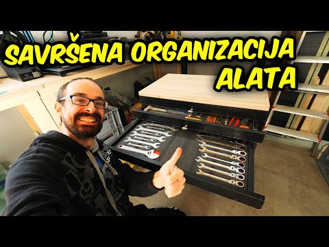 URADI SAM Ladičar za ALATE za GARAŽU - Garaža build