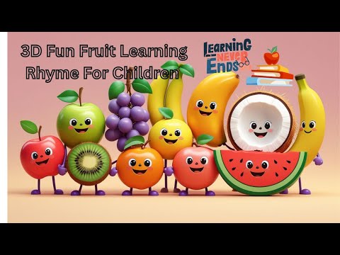 Fruit Song in Hindi | फल दोस्त हैं | Hindi Kids Rhyme | Learning Fruits for Children