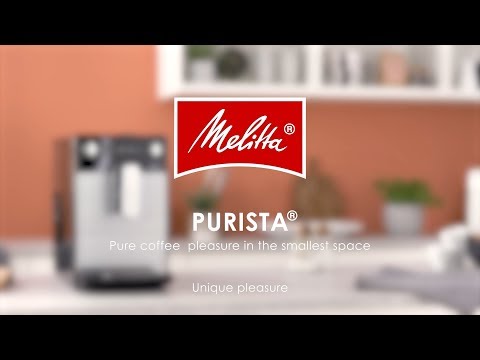 Kavos aparatas Melitta F230-104 PURISTA automatinis, Juodos spalvos video
