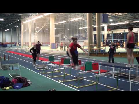 Hurdle Bounding Drill