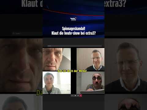 Video Thumbnail: Spionageskandal! Klaut die heute-show bei extra3? | heute-show #shorts