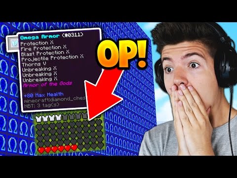 OP GOD CHESTPLATE! - OMEGA LUCKY BLOCK WALLS (Minecraft Mods)
