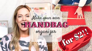 DIY Handbag Organizer | Easy & Inexpensive