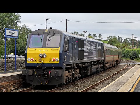 Irish Rail 201 Class Loco 216 on Enterprise @ Poyntzpass 15/9/25