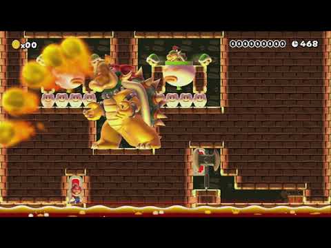 クッパJrがクッパを裏切った!? betray by たか - SUPER MARIO MAKER - NO COMMENTARY 1bi