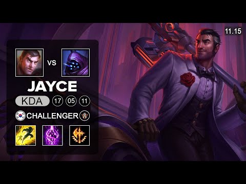 Jayce Top vs Jax - KR Challenger Patch 11.15