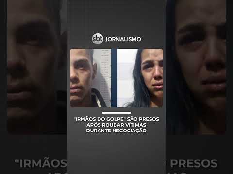 “Irmãos do golpe” são presos por roubar vítimas após negociação com perfil falso | #SBTNotícias