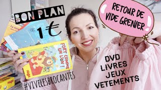 Retour de Vide Grenier🤗Trouvailles petits prix!