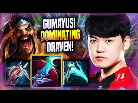 GUMAYUSI DOMINATING WITH DRAVEN! - T1 Gumayusi Plays Draven ADC vs Senna! | Season 2022