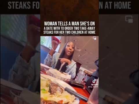 Lady wanted man to pay for kids food, gets rejected #woman #restaurant #rejected #man #privileged