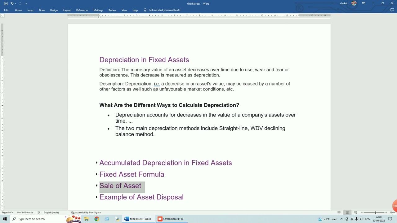 Fixed Asset Module in Focus9 ERP Part 15