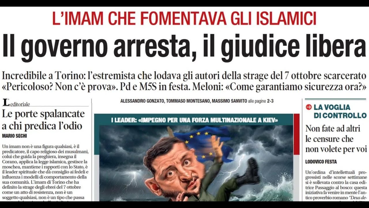 RASSEGNA STAMPA 15 DICEMBRE 2025. QUOTIDIANI NAZIONALI ITALIANI  PRIME PAGINE DEI GIORNALI DI OGGI