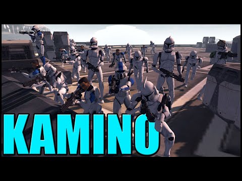 REALISTIC Clone Wars KAMINO DEFENSE! - Men of War: Star Wars Mod Battle Simulator