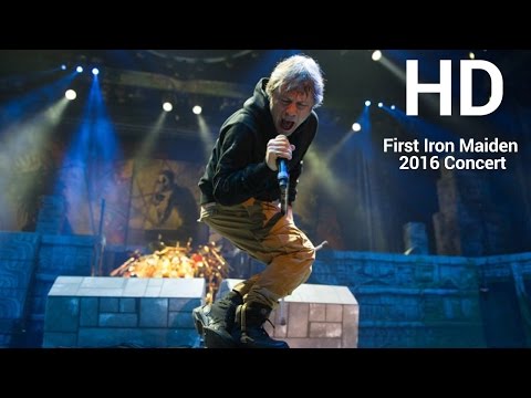 Iron Maiden Book of Souls Tour First Concert Live BB&T CENTER in HD 24.02.2016