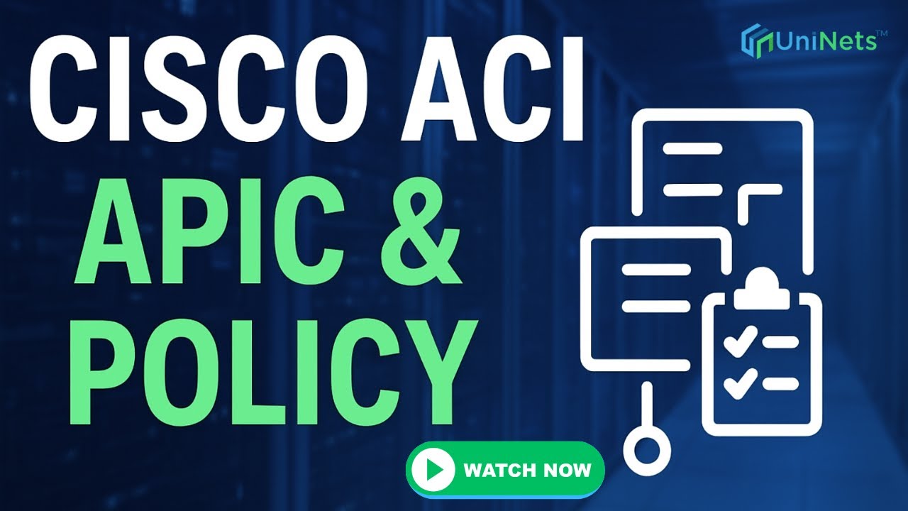 Cisco ACI APIC & Policy Explained | Data Center Networking Tutorial