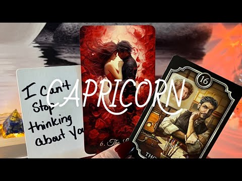 ♑️CAPRICORN LOVE I Hope You Know Who This Is🔥 They Want You Badly ❤️‍🔥JANUARY Tarot Reading