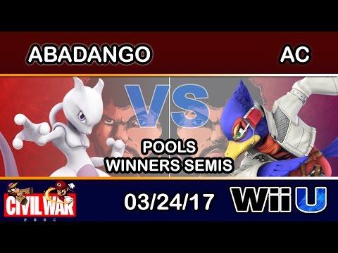 2GGC: Civil War - LG | Abadango (Mewtwo) Vs. LooK | AC (Falco) Pools Winners Semis