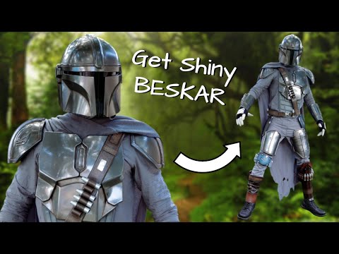 Turn FOAM Into BESKAR | Paint Your Own Foam MANDALORIAN ARMOR | With Templates