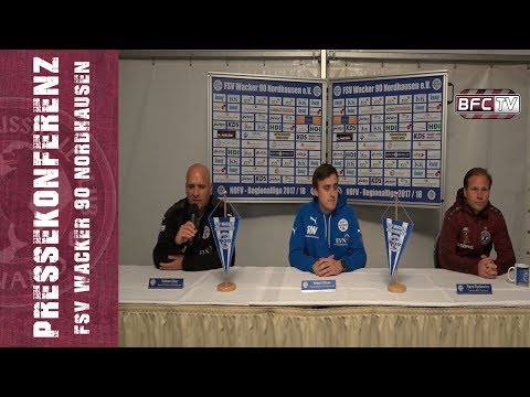 19.Spieltag - Regionalliga Nordost - FSV Wacker 90 Nordhausen - BFC Dynamo 3:2 - 02.05.2018 - PK