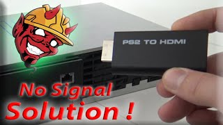 PS2 to HDMI China Upscale Dongle | No Signal ? Here the Solution !