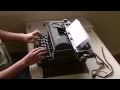 Speed Typing Test (Halda Star Typewriter)