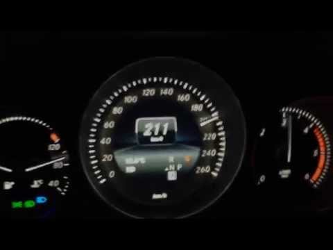 Mercedes-Benz E350 BlueTEC 9G (258 PS) 0-230 km/h Acceleration