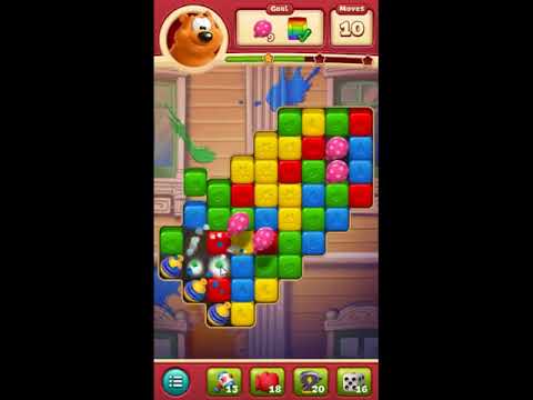 Toon Blast Level 727 - NO BOOSTERS 🐻🐺🐱 | SKILLGAMING ✔️