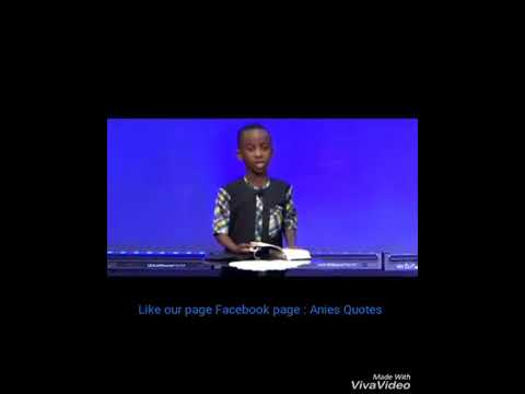 Anointed little boy preaching