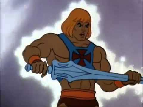 Erik slår ned på jer, med sit svær.