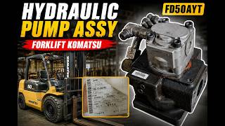 Hydraulic Pump Assy  Forklift Komatsu FD50AYT -- 708-1T-04740 @ruangmesin 
