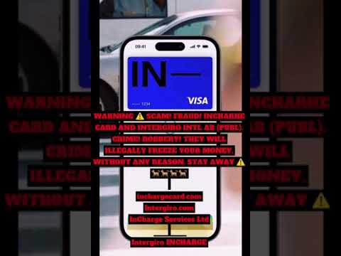 INTERGIRO + INCHARGE CARD = SCAM, FRAUD, CRIME!