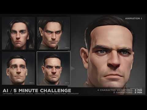 AI-Generated Portraits in 5 Minutes / Artbreeder and Facial Reenactment Technology (CGAN) 4/365