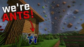 Download lagu Can we survive a Minecraft TORNADO as ANTS? mp3