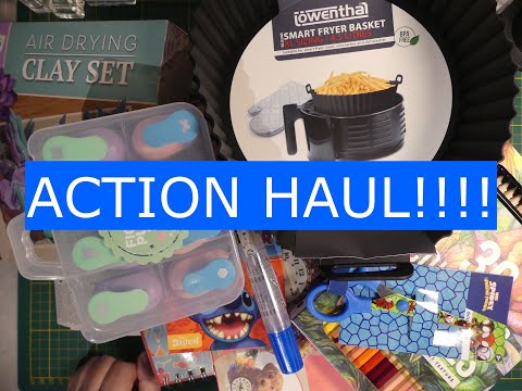 #Action #Tedi #Haul Creative materials for children: scissors, paper, diamond painting DIY sets