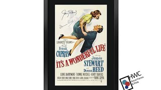 HWC Trading It's a Wonderful Life Printed Poster Signed Autograph