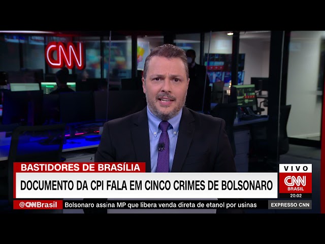 Documento da CPI da Pandemia fala em cinco crimes de Bolsonaro