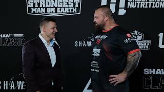 EDDIE HALL POST SUPER MATCH INTERVIEW