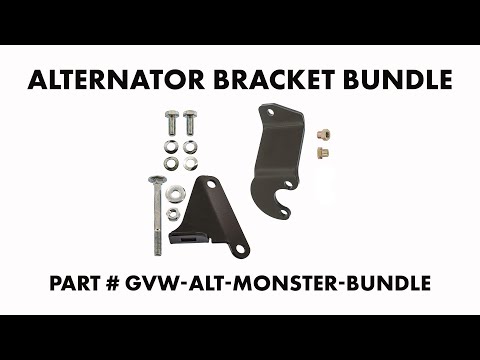 Alternator Bracket Bundle Install